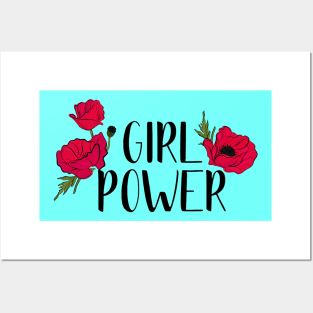 Girl Power Inspiration Positive Girly Quote Artwork Posters and Art
